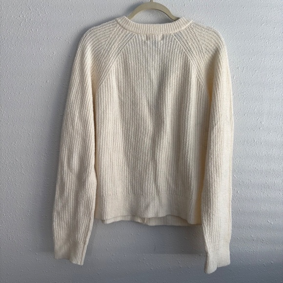 Universal Thread Cozy Knit Button-Front Cardigan Cream XXL - Picture 4 of 7